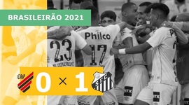 Brasileirão: Athletico-PR 0 - 1 Santos (2021)