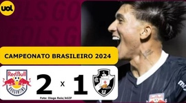 Brasileirão: RB Bragantino 2 - 1 Vasco (2024)