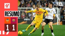 La Liga: Valência 1 - 1 Barcelona (2023-2024)