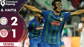 Super Ligi: Rizespor 2 - 1 Antalyaspor (2024-2025)