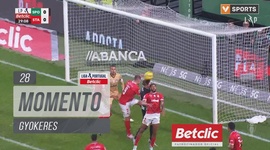 Liga Portugal Betclic: Sporting vs Santa Clara, Jogada Gyokeres, 28' (2024-2025)