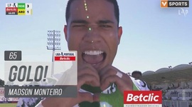 Liga Portugal Betclic: Moreirense vs Arouca, Golo 3-1 Madson Monteiro (2024-2025)