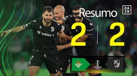 Liga Conferência Europa: Bétis 2 - 2 V. Guimarães (2024-2025)
