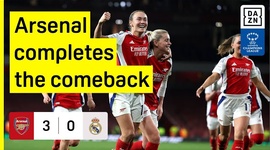 Liga Campeões Feminina: Arsenal 3 - 0 Real Madrid (2024-2025)