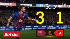 La Liga: Barcelona vs Atlético Madrid, Golo 3-1 Dani Olmo (2025-2026)