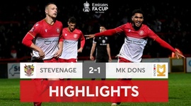 FA Cup: Stevenage FC 2 - 1 Milton Keynes Dons (2021-2022)