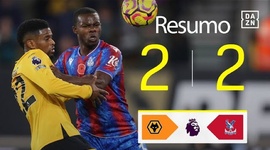 Premier League: Wolves 2 - 2 Crystal Palace (2024-2025)
