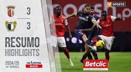 Liga Portugal Betclic: Sp. Braga 3 - 3 Famalicão (2024-2025)