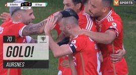 Taça de Portugal Placard: Benfica vs Sp. Braga, Golo 3-2 Aursnes (2023-2024)