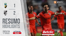 Liga Portugal Betclic: Farense 1 - 2 V. Guimarães (2023-2024)