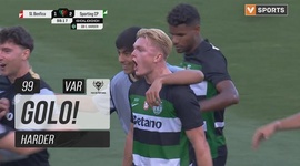 Taça de Portugal Generali Tranquilidade: Benfica vs Sporting, Golo 1-2 Harder (VAR) (2024-2025)