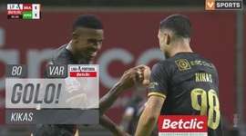 Liga Portugal Betclic: Sp. Braga vs CF Estrela Amadora, Golo 1-1 Kikas (2024-2025)