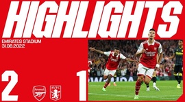 Premier League: Arsenal 2 - 1 Aston Villa (2022-2023)