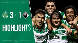 Juniores A S19 I Divisão: Sporting 3 - 1 Académica (2019-2020)