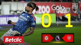 Premier League: Brentford vs Arsenal, Golo 0-1 Noni Madueke (2025-2026)