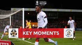 FA Cup: Cambridge Utd 0 - 3 Luton Town (2021-2022)