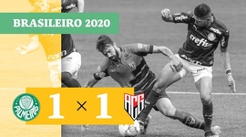 Brasileirão: Palmeiras 1 - 1 Atlético-GO (2020)