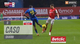 Liga Portugal Betclic: Sp. Braga vs Nacional, Caso Gharbi, 9' (2024-2025)