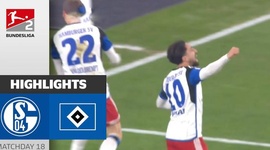 2. Bundesliga: Schalke 04 0 - 2 Hamburger SV (2023-2024)