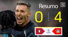 Liga Campeões: Feyenoord 0 - 4 Leverkusen (2024-2025)