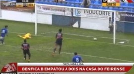 Segunda Liga: Feirense 2 - 2 Benfica (2014-2015)
