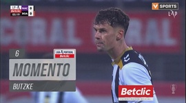 Liga Portugal Betclic: Nacional vs Boavista, Jogada Butzke, 6' (2024-2025)