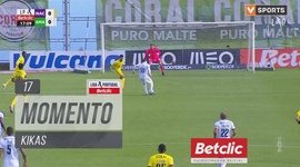 Liga Portugal Betclic: Nacional vs CF Estrela Amadora, Jogada Kikas, 17' (2024-2025)