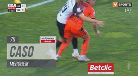 Liga Portugal Betclic: Farense vs V. Guimarães, Caso Merghem, 75' (2024-2025)