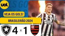 Brasileirão: Botafogo 4 - 1 Flamengo (2024)