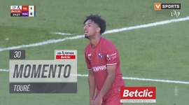 Liga Portugal Betclic: Gil Vicente vs Nacional, Jogada Touré, 30' (2024-2025)