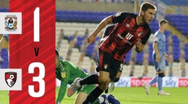Championship: Coventry 1 - 3 AFC Bournemouth (2020-2021)
