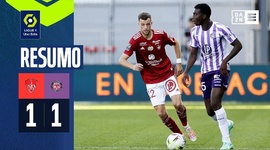 Ligue 1: Stade Brest 1 - 1 Toulouse (2023-2024)