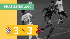 Brasileirão: Corinthians 3 - 3 Athletico-PR (2020)