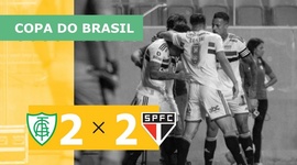 Copa do Brasil: América-MG 2 - 2 São Paulo (2022)