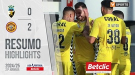 Liga Portugal Betclic: Farense 0 - 2 Nacional (2024-2025)