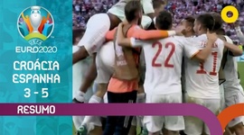 Europeu: Croácia 3 - 5 a.p Espanha (2020)