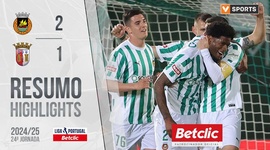 Liga Portugal Betclic: Rio Ave 2 - 1 Sp. Braga (2024-2025)