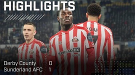 Championship: Derby County 0 - 1 Sunderland (2024-2025)