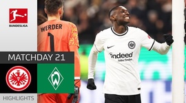 Bundesliga: Frankfurt 2 - 0 Werder Bremen (2022-2023)