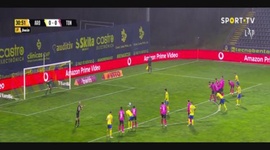 Liga Portugal Bwin: Arouca (1-0) Tondela, Golo João Basso (g.p.), 31m (2021-2022)