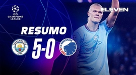 Liga Campeões: Man City 5 - 0 Kobenhavn (2022-2023)