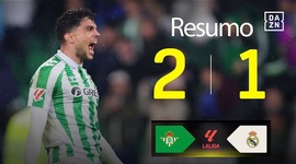 La Liga: Bétis 2 - 1 Real Madrid (2024-2025)