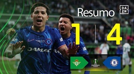 Liga Conferência Europa: Bétis 1 - 4 Chelsea (2024-2025)