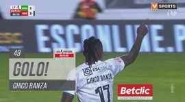 Liga Portugal Betclic: CF Estrela Amadora vs Benfica, Golo 2-3 Chico Banza (2024-2025)
