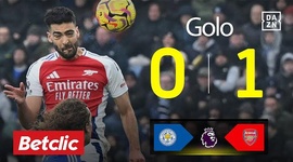 Premier League: Leicester vs Arsenal, Golo 0-1 Merino (2024-2025)