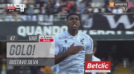 Liga Portugal Betclic: V. Guimarães vs Farense, Golo 1-1 Gustavo Silva (VAR) (2024-2025)