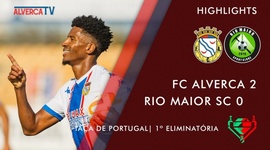 Taça de Portugal Placard: Alverca 2 - 0 Rio Maior SC (2022-2023)