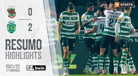 Liga Portugal Bwin: Paços Ferreira 0 - 2 Sporting (2021-2022)