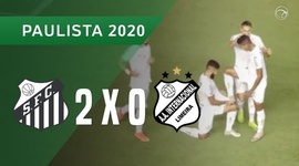 Campeonato Paulista: Santos 2 - 0 Inter Limeira (2020)