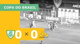 Copa do Brasil: América-MG 0 - 0 Criciúma (2021)